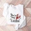 Rheaclots Women's "You're My Lobster" Embroidered Cotton Tee