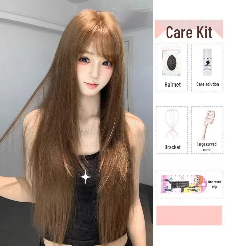 Vintage Baby Dreamlike Wig: Long, Age-Reducing Lolita Style for Women - Full Head with Elegant Atmosphere