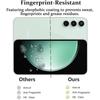 Verre Trempé Intégral pour Samsung Galaxy S23 FE, Pack de 3 Vitres Noir Anti-Rayures