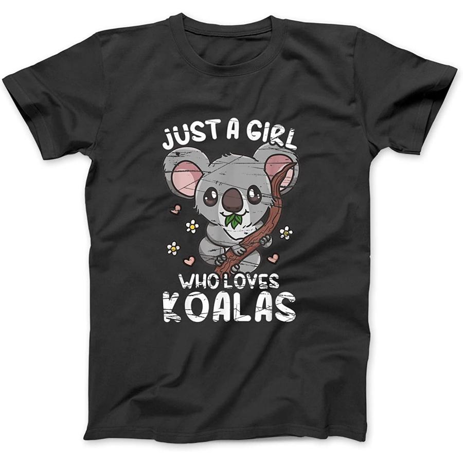 Just A Girl Who Loves Koala Bear T-Shirt NGO Gift Sweatshirt Hoodie Tanktop Womens Mens Black XXXXXL разноцветный
