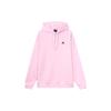 adidas Solid Color Hooded Thickened Fleece Lined Casual Pullover Sweatshirt Unisex Clear Pink (Unisex) Sweatshirts IV7587