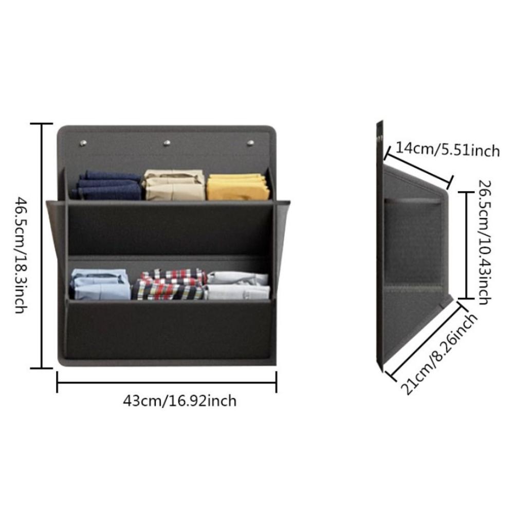 1PC Large Capacity RV Shoe Cabinet With Viscose Hanging Buckle Deep Pockets Door Shoe Rack Wall-Mounted Shoe Rack Narrow Space