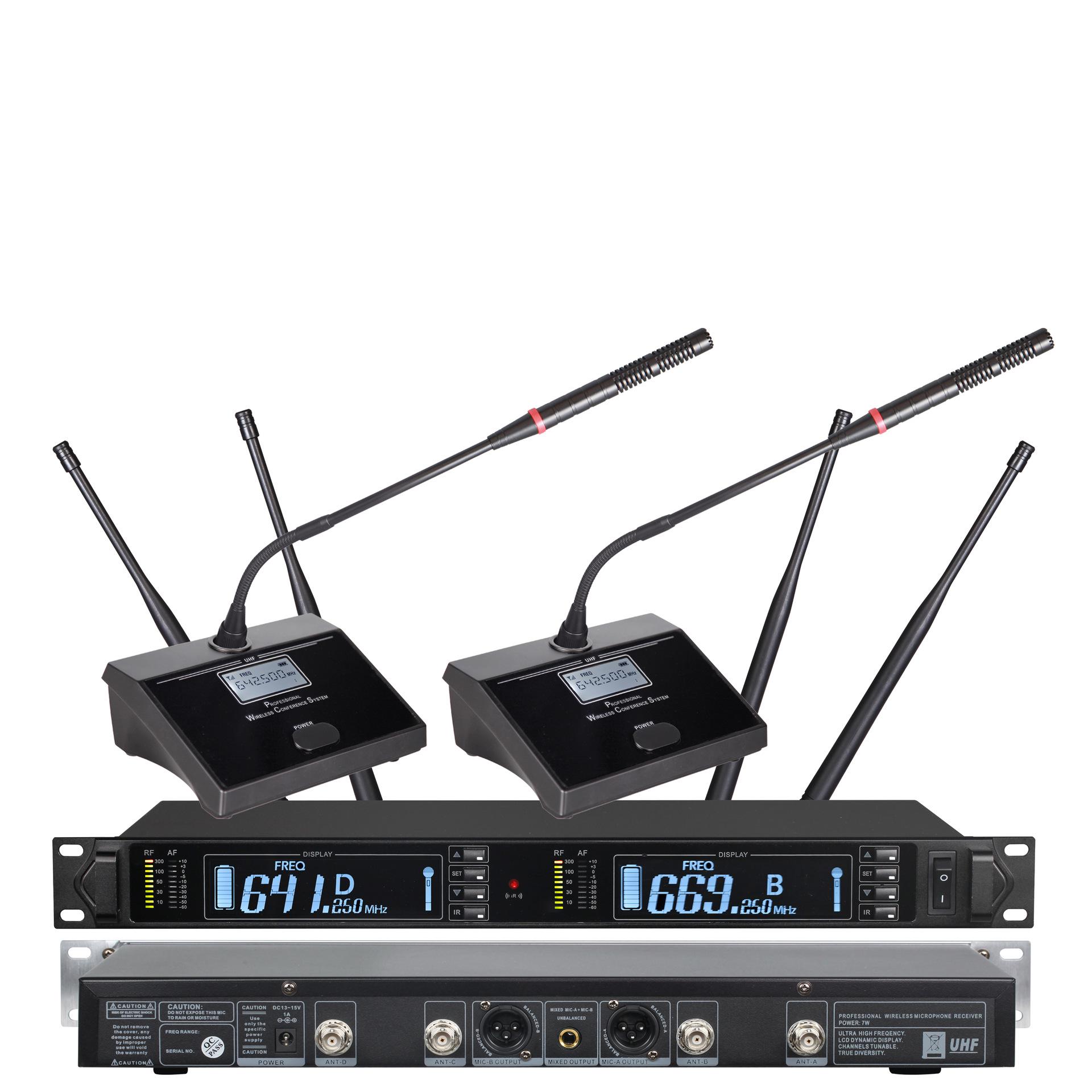 

Wireless True Diversity Conference Microphone Dual Set UK Plug