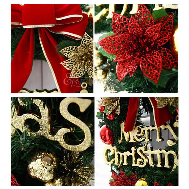 30cm Christmas Wreath for Windows and Doors - Holiday Décor and Display Accessories