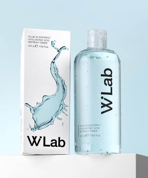 W.Lab Water Fit Hyaluronic Refresh Large Capacity Toner 500ml