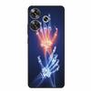 6.79" For Poco M6 4G Case POCOM6 Phone Cover Black Silicone Soft Back Cover Case For Xiaomi Poco M6 4G Case M 6 Protective Coque