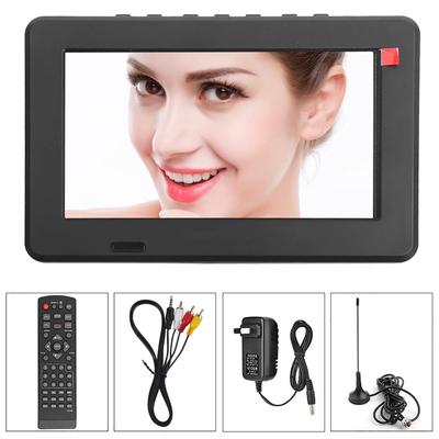 Přenosný ATSC 7" 16:9 Digitální Televize TV TFT LED 1080P Přehrávač Videa