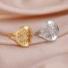 Retro Tree of Life Stainless Steel Ring for Men and Women Lucky Talisman Jewelry Fashion Wide Finger Ring Birthday Gift