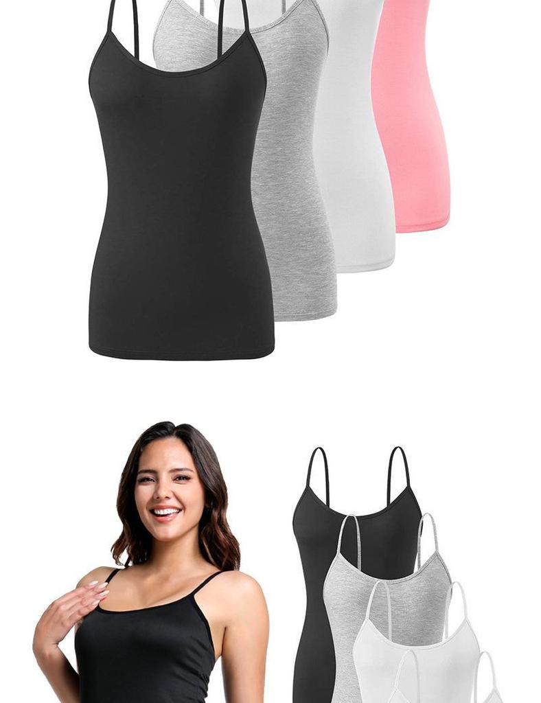 Women's Modal Camisole One-Piece Base Layer Long Top