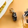 Skeleton Ghost Head Hanging Watch Keychain Watch Caribbean Pirate Skull Head Quartz Pocket Watch Trendy Flip Pocket Watch
