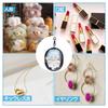 RICISUNG Ita Dustproof Doll 13cm Clear Bag for Plush Includes Ball and Keychain Bag, Case, Transparent, Tall, Toys, Pom-Pom