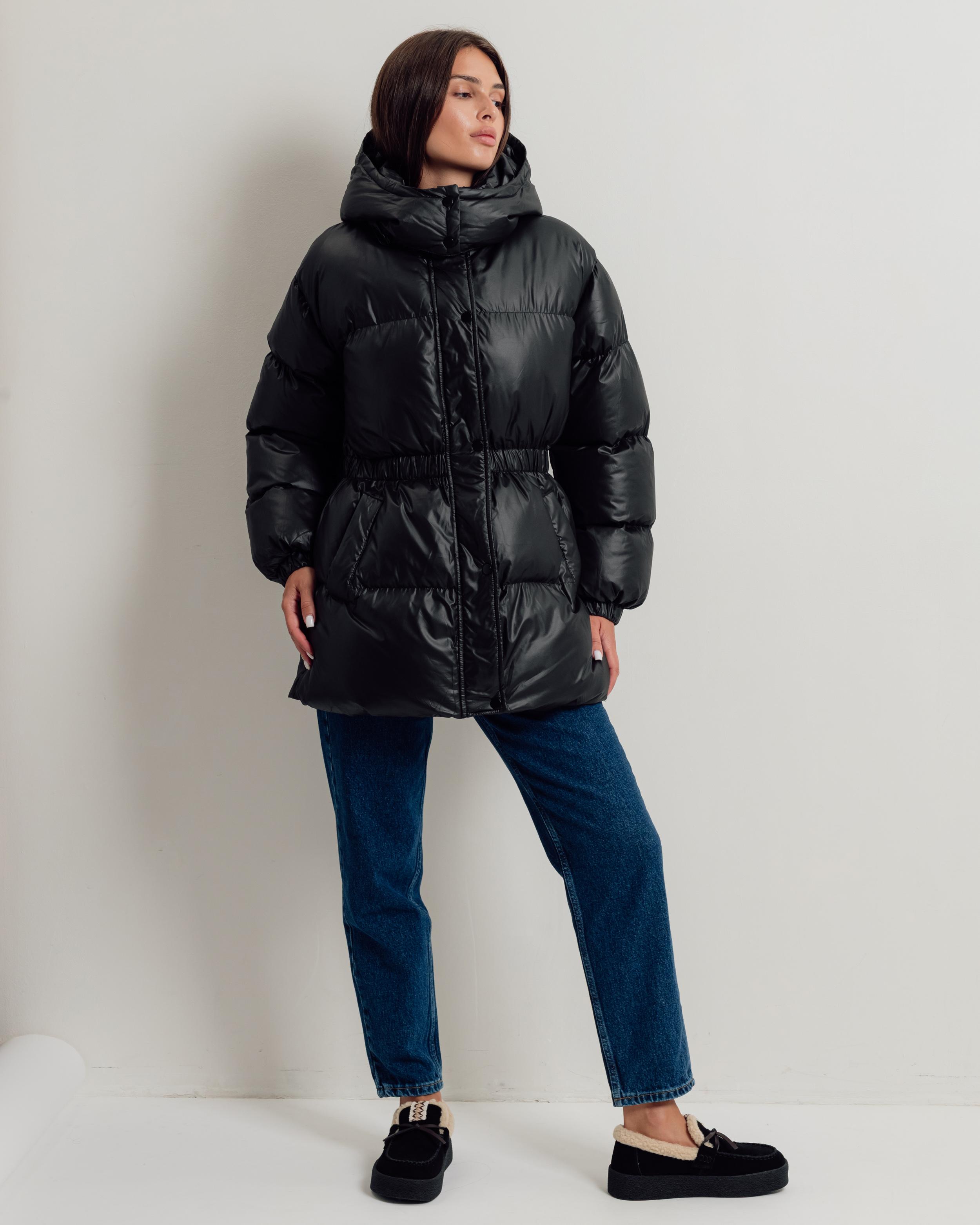 

Winter jacket with drawstrings H 8038 M black M