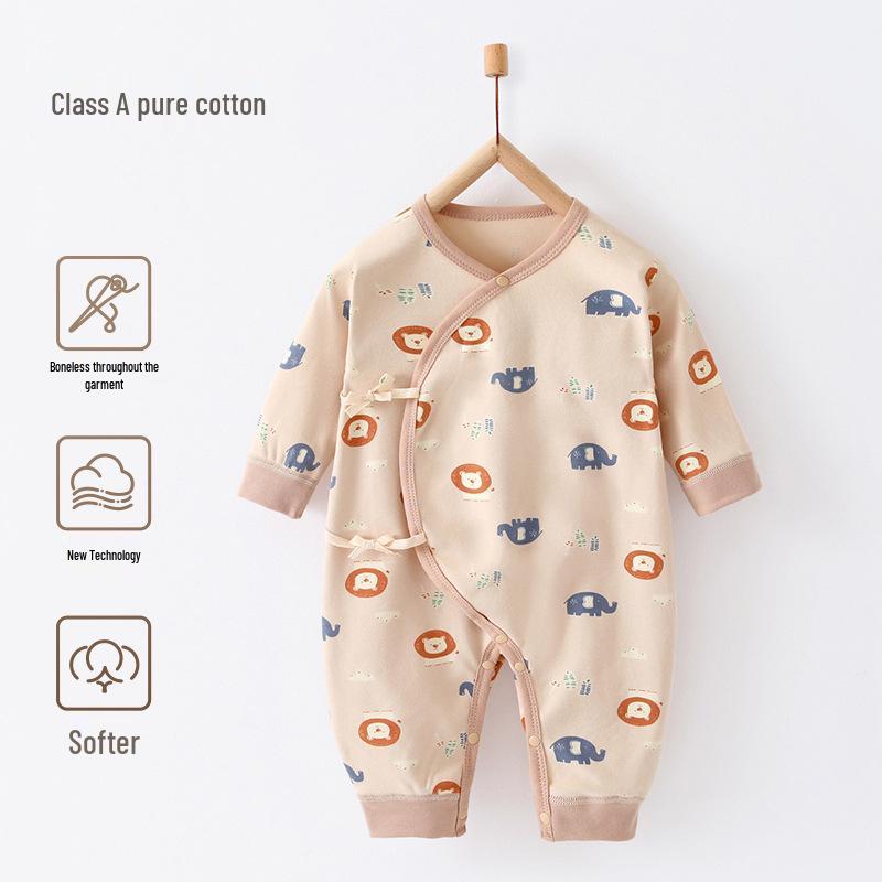 Baby-Body aus reiner Baumwolle - Mönch-Strampler für Neugeborene für alle Jahreszeiten (0-3 Monate)