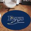 Tampa Bay Rays (29) Round Office Rug Decorative Floor Rug for Office Bedroom Living Room and Home Space