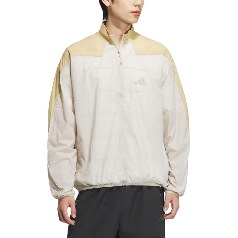 Adidas City Escape Super Light Stand Collar Fashion Soft Versatile Long Sleeve Jacket Men Jacket Miracle-Alumina-Brown JZ8424