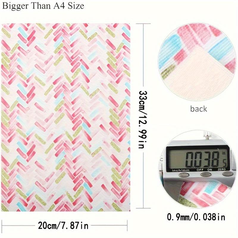 

6 шт. 20*33 см/7,87*12,99 дюймов, цветные геометрические кусочки искусственной кожи в форме рыбьей чешуи для сережек, пучков волос, сумок, проектов для творчества 6PCS