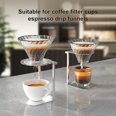 Portable Coffee Filter Rack Stand Foldable Drip Filter Holder Adjustable Height Brewing