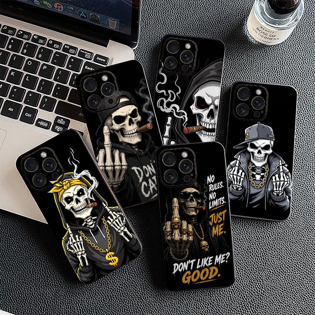 Calavera Skull Flower Phone Cover for Motorola Moto Edge 50 30 Fusion 40 NEO Ultra Pro G35 G45 G75 G85 G35 Protective Case