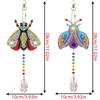 Good-6 Pieces Wind Spinner DIY Painting Wind Chime Double Sided Paint Hanging Ornament For Garden (Bees + Insects + Birds)