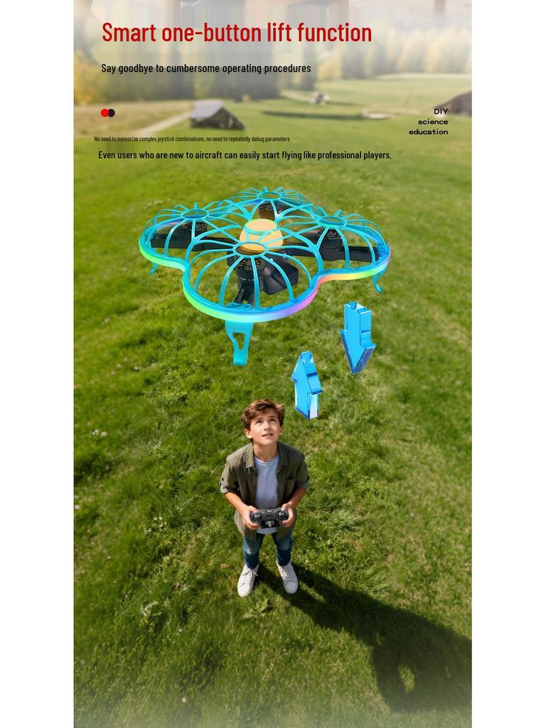Children's DIY Educational Remote Control Drone for Science Experiments