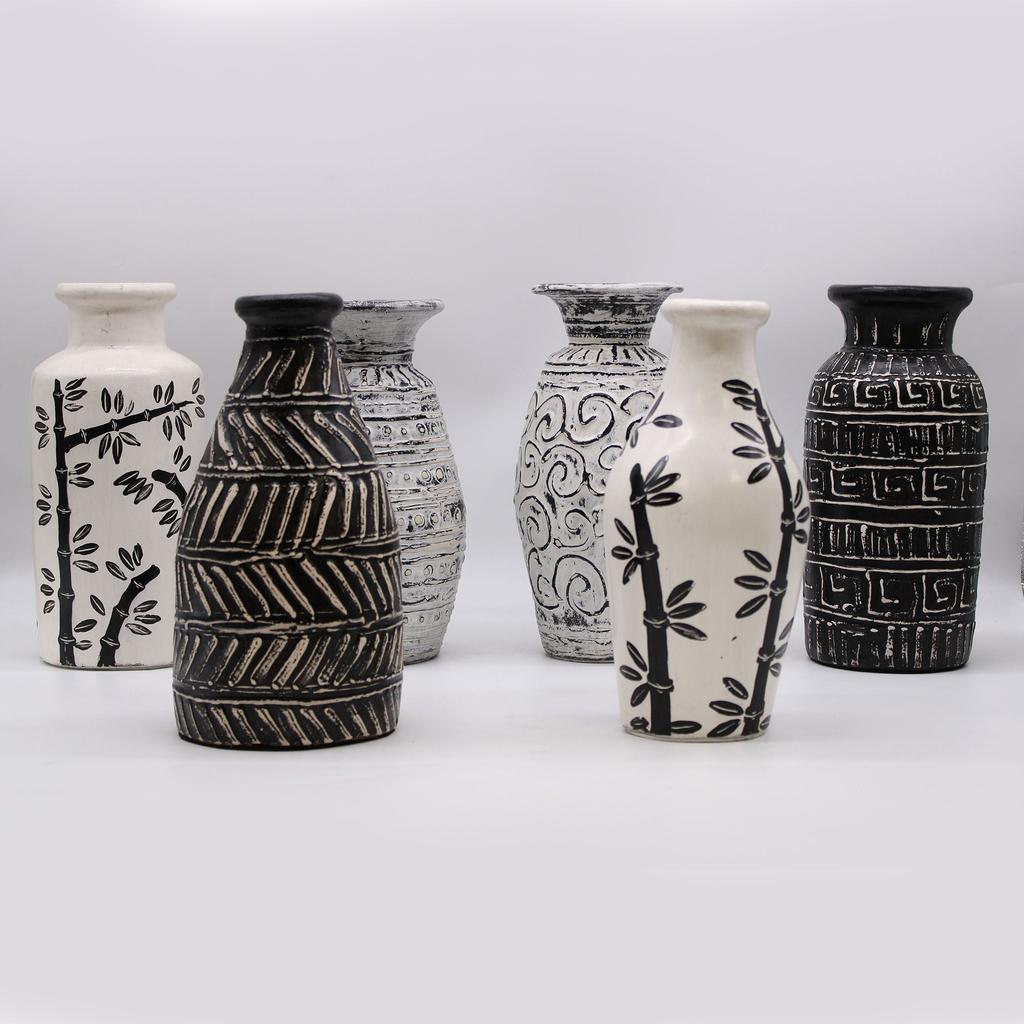 Bamboo-Shaped Vase Natural