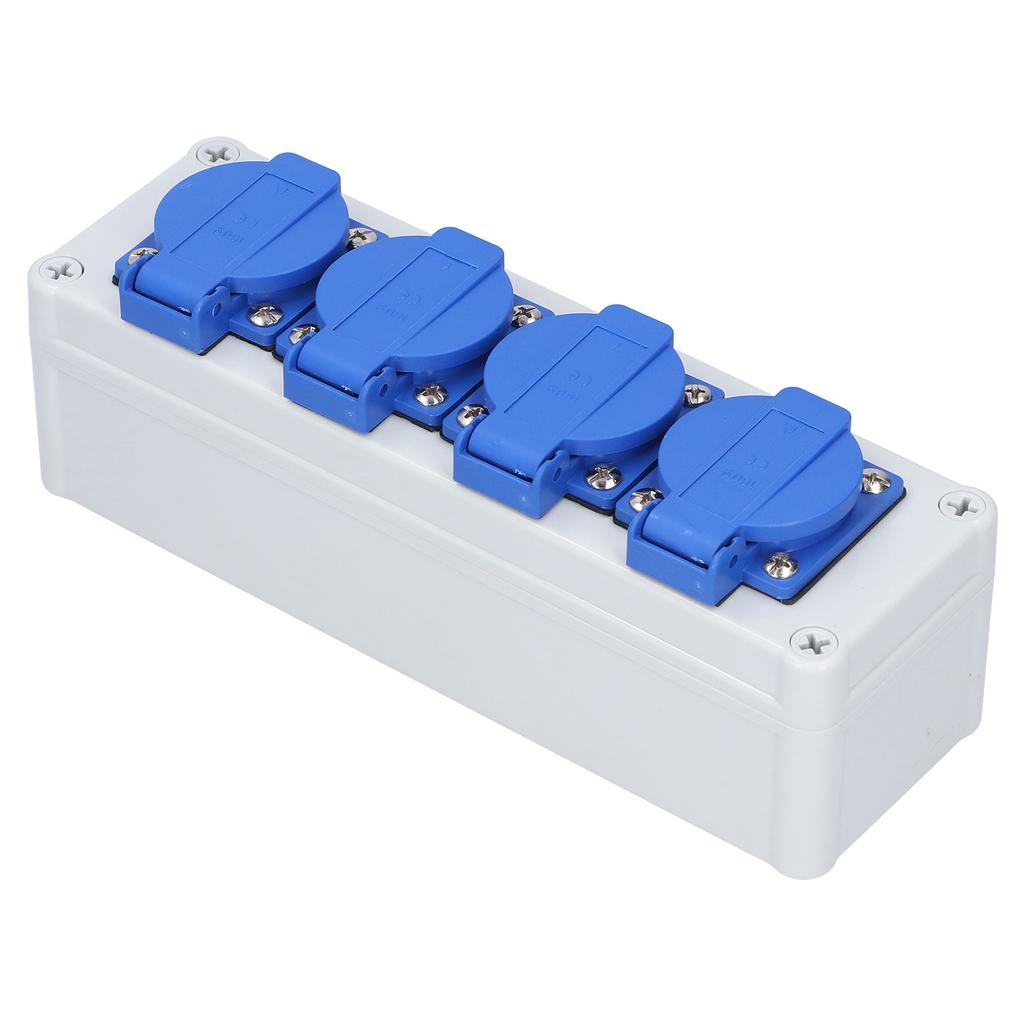 Outdoor Waterproof Socket Box with Switch Wall Power Rainproof Protection Electrical