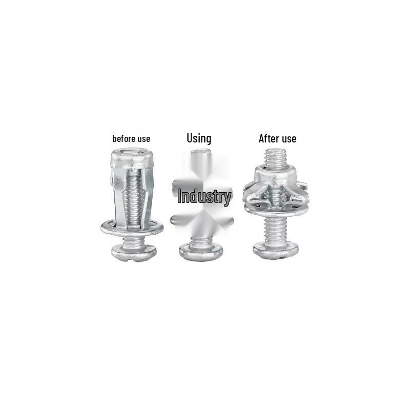 Lantern Petal Expansion Bolt Nut for Car License Plate Fixing