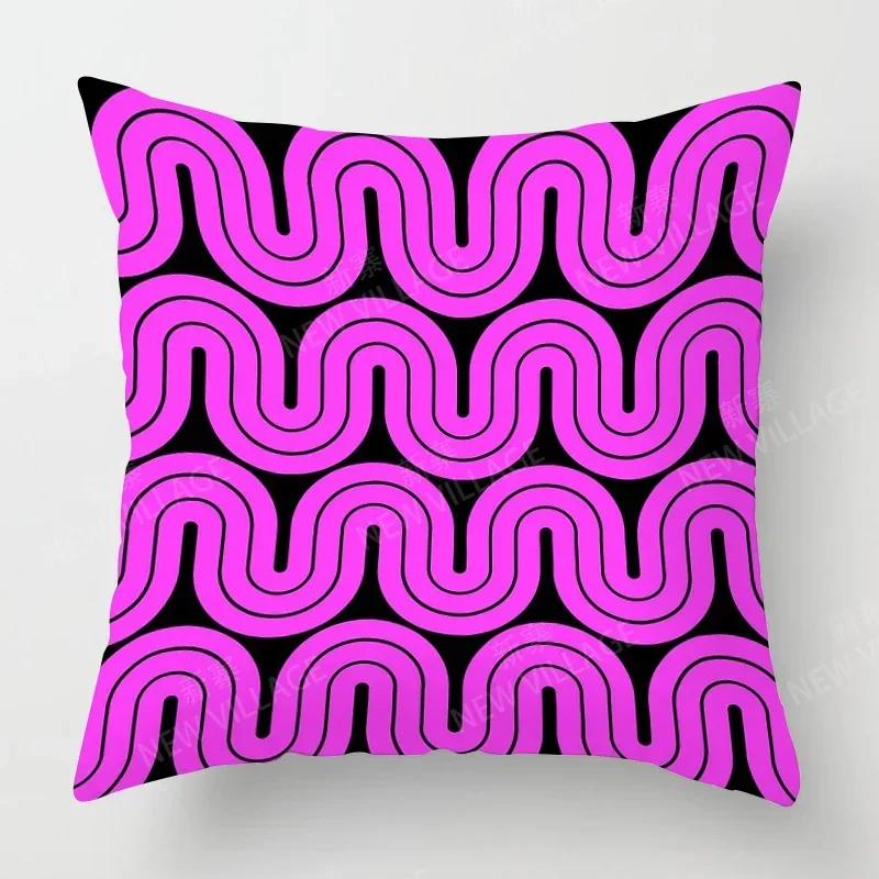 Nordic Fall Home Decor Autumn Throw Pillow Case Sofa Cushion Cover Modern  Geometry