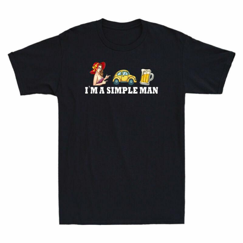 Im And Unisex Like Car Tee Gift A Unisexs Tshirt Unisex Cotton Funny Simple Beer S