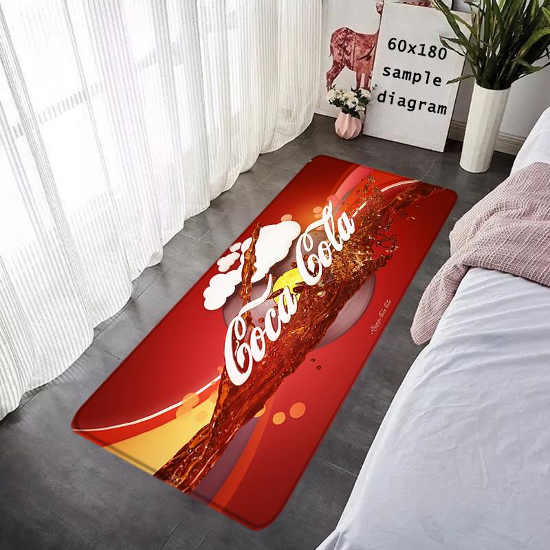 Floor Mat Non-slip Foot Rug for Entryway Cocas Hallway Carpet Colas Kitchen Water Adsorbed Rugs Fluffy Bedside Mats Home Decor