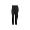 Knitted Sweatpants Men's Black Moderate Cuffed Pants IA8104