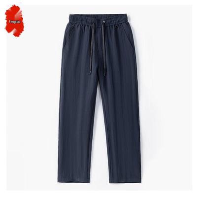 Leichte atmungsaktive Herren-Freizeithose mit geradem Bein