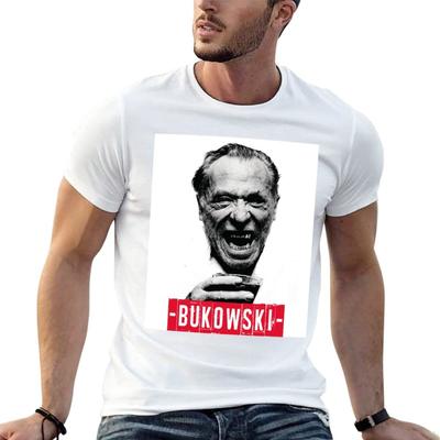 Bukowski Tshirt Casual Lightweight Short Sleeve Top