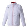 Mizuno Swimming and Competitive Swimming Training Training Cross Size 76 X Size 2XL Jersey, Jacket, Unisex, N2JCB001, (White Red),
