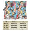 Cartoon Cute Aggretsuko Graffiti  Blanket Quality Warm Soft  Bedding Throws Winter Picnic Couch Chair Sofa Bed Graphic Bedspread