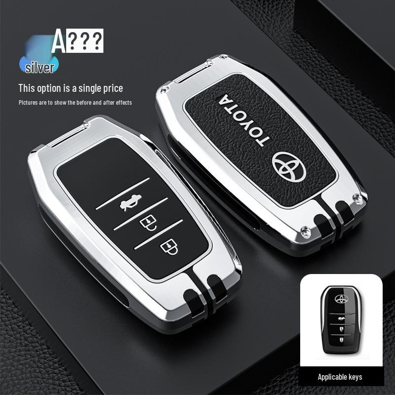 High-Grade Alloy Protective Key Cover for 8th Gen Toyota Camry (25 Models)