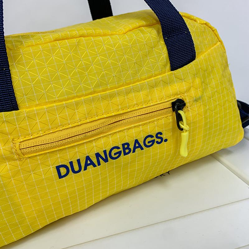 Plaid Student Shoulder Bag Travel Lightweight Large Capacity Crossbody Bag