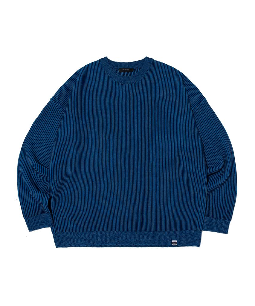 CARGOBROS Filling Two-Tone Over Round Knit (Blue)