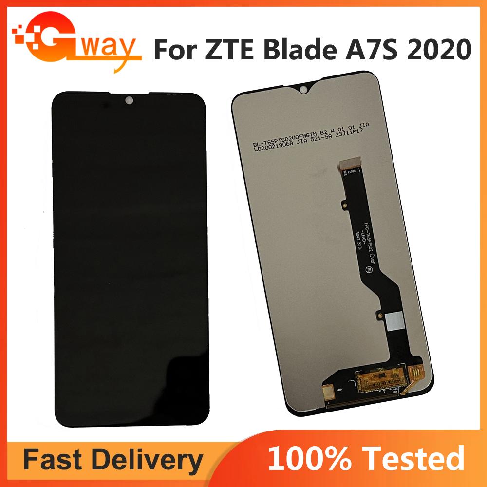 LCD Screen and Digitizer Full Assembly For ZTE A7S 2020 A7020