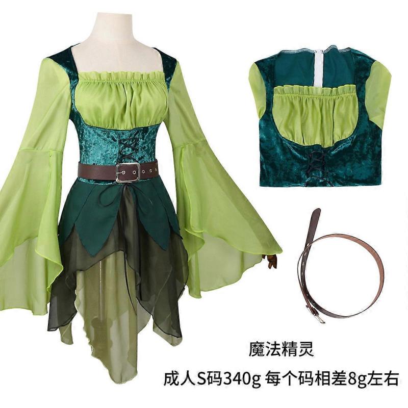 The Wizard of Oz Cosplay Dress Halloween Costume Dorothy Role Play Dress for Kids and Adults
