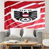 1PC Austria Football Emblem Tapestry, Unique Design Tapestry, Suitable for Bedroom,Livingroom, Playroom,Heartwarming Holiday Gifts