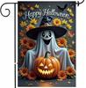 Halloween Ghost Garden Ags 12x18 Inch Double Sided, Pumpkin Garden Ag Small Yard Ags For Outside,House Ag For Outdoo IIK