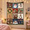 Christmas Printed Tapestry Wall Hanging For Bedroom Living Room Wall Decor Holiday Gift