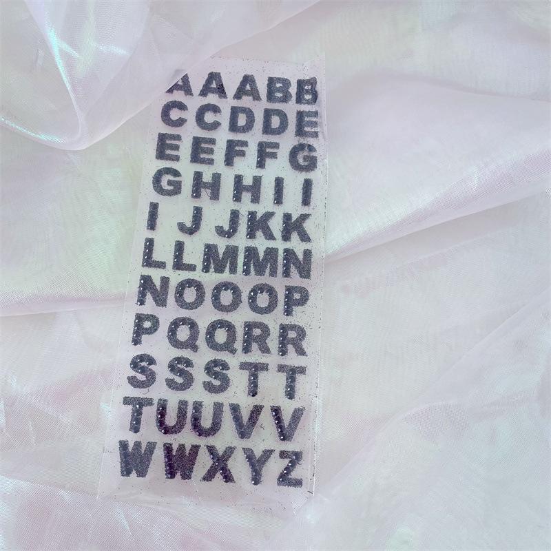 Candy Alphabet Stickers Colorful Self Adhesive Learning Diamond Art Craft Fun Toy DIY Decoration for Craft Supply