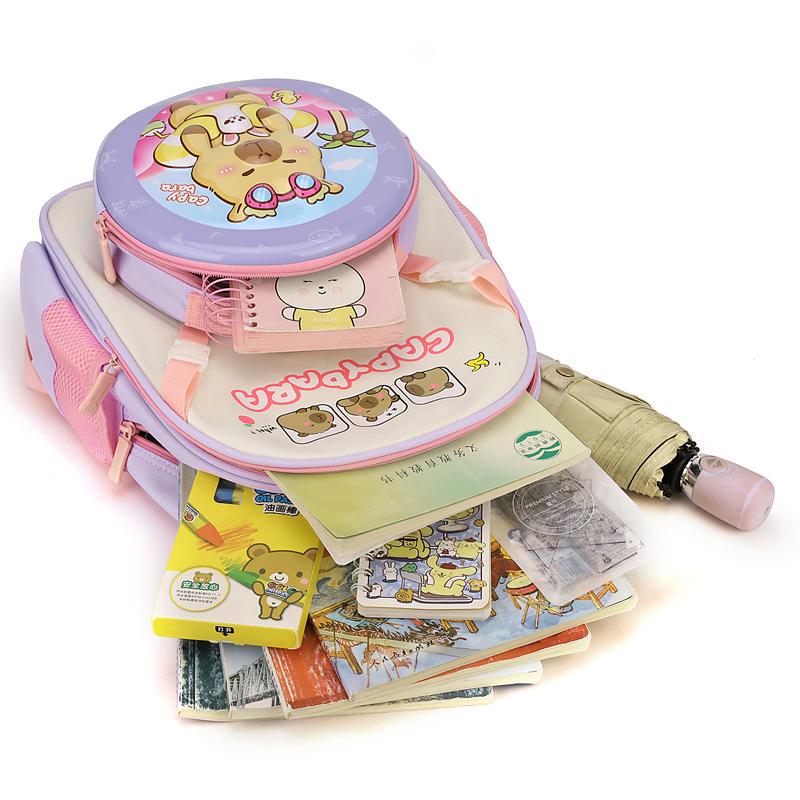 Lightweight Student Schoolbag 3D Shell Ultra-Light Weight-Reducing Backpack for Kindergarten Boys and Girls