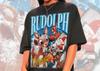 Rudolph The Red Nosed Reindeer Shirt - Christmas Movie Tee,Rudolph Kids Tshirt,Xmas Gifts