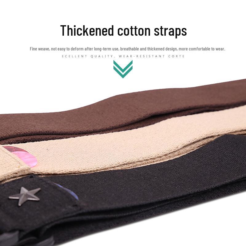 100% Cotton Thickened Guitar Strap for Acoustic/Electric/Bass - Fits Kids & Adults