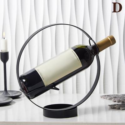 Kreatives Weinregal aus Metall, Vintage-Weinflaschenaufbewahrung und Glashalter, Bar, Heimdekoration, Ausstellungsstand
