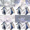 Cute And Stylish Honkai Star Rail Cosplay Costume For Men In Vibrant Blue Color