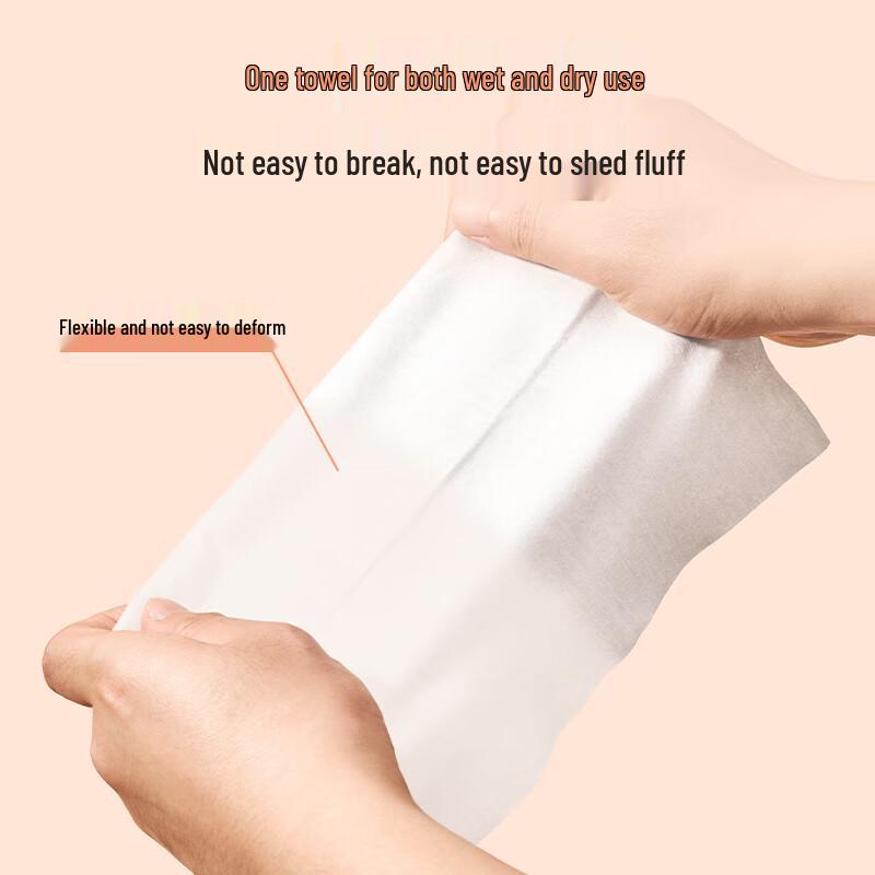 100% Xinjiang Cotton Disposable Facial Towels, 80 Pulls x 6 Packs